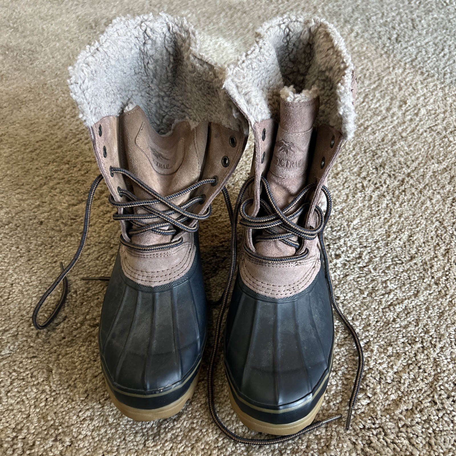 Pacific Trail Low Duck Boots Leather Upper Men's Size 11 M