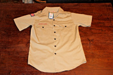 Boy Scouts of America BSA Men's Shirt Tan Small NWT New With Tags