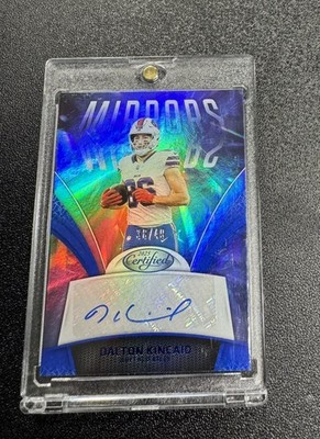 Dalton Kincaid 2025 Panini Certified - Mirror Signatures auto #MS-DKI Blue /49 