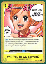 Will You Be My Servant? EB03-060 Extra Booster: One Piece Heroines Edition