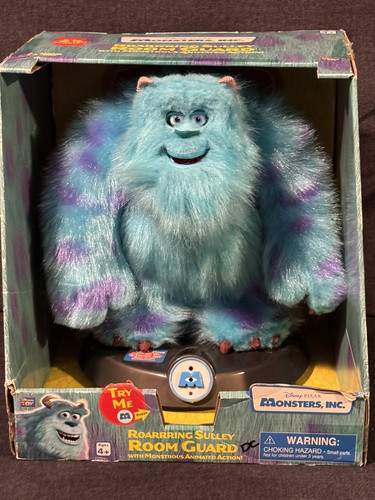 NEW Think Way Disney Pixar Monsters Inc Sulley Animated 11" Roarrring Room Guard