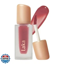 Laka Fruity Glam Tint, 4.5g/0.15 oz., Glowing Lip Stain with Wide Color Spect