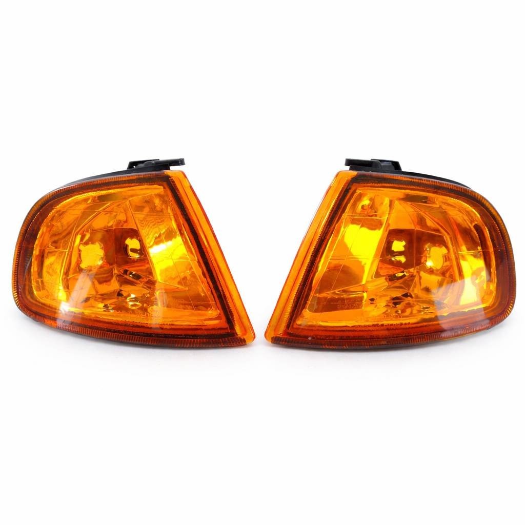 Amber Crystal Turn Signal/Corner Light For Honda Prelude 1992 93