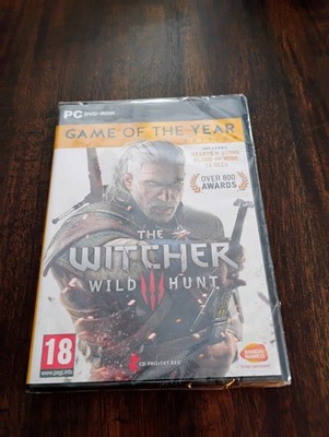 The Witcher 3 Wild Hunt PC DVD-ROM Game of the Year Edition Sealed + Adventures