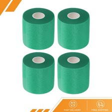 Foam Pre Wrap Athletic Tape 4Rolls Non-Adhesive Prewrap Headband Dark Green