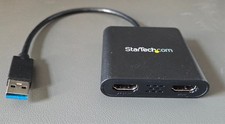StarTech.com USB 3.0 to Dual HDMI Adapter 1 x 4K 30Hz & 1 x 1080p Excellent cond