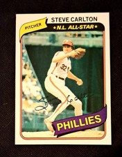 1980 Topps Baseball Card Set-Break #210 Steve Carlton NM-MINT