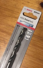 NEW Bosch HSS PointTeQ Drill Bit 8mm Single Pack