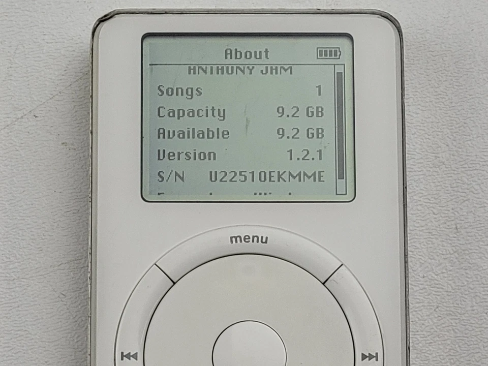 Apple iPod Classic 2da Generación (A1019) 10 GB (Rueda Táctil) - ¡FUNCIONA! - H4679 Foto 4 de 4