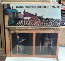 Biagio Antonacci Dediche e manie Sony NUOVO SIGILLATO 12" VYNIL 33 GIRI LP