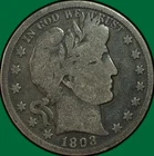 "1803" Barber Half Dollar Fantasy Piece Very Good VG Coin #40249