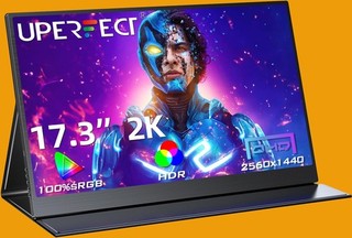 UPERFECT 17.5"2560x1440 2K Portable Monitor PC Screen HDMI Gaming Display Screen