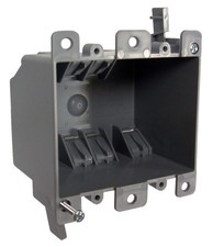 Raco 7488RAC Grey 3" Old Work 2 Gang Cable Box
