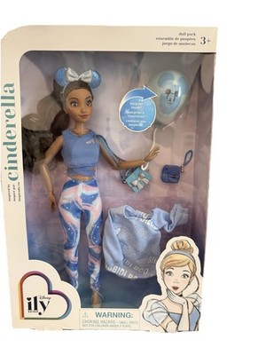 DISNEY Ily 4Ever Inspired by Cinderella Fashion Doll Brunette Blue Outfit NEW
