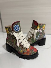 Scarponcini floreali stile Gucci