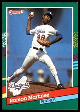 Ramon Martinez 1991 Donruss #557 Dodgers MLB READ FREE SHIPPING AutographDen