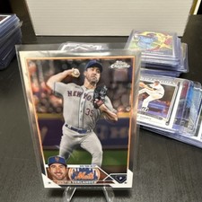 Topps Chrome 2023 Justin Verlander New York Mets #126 Baseball Card