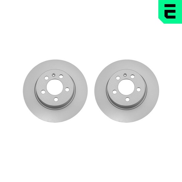 2X Optimal Bremsscheibe Hinterachse Voll Ø272Mm FüR Audi A1 Sportback 8XA 8XF-image