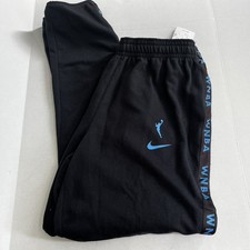 Nike WNBA Chicago Sky Black Women’s L-TALL Team Issue Warm Up Pants DA4470-010