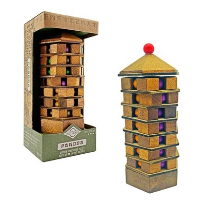 Project Genius TG311 Chineses Pagoda Puzzle, Multicolor, One Size