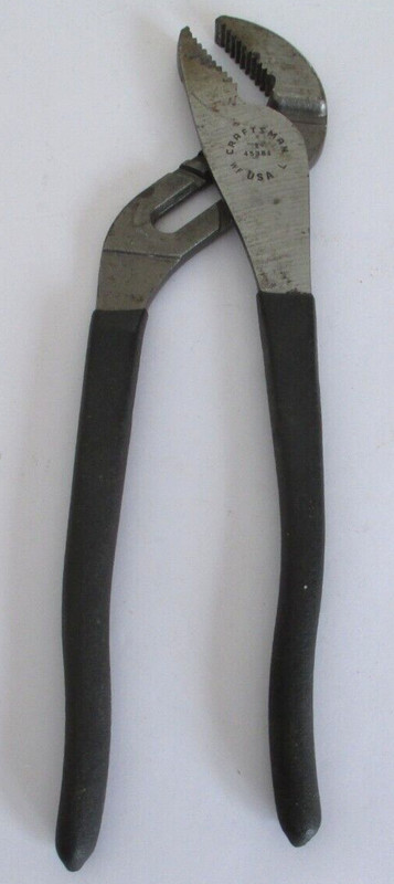Craftsman Tongue & Grove 9-3/4" Arc Joint Pliers 45381 WF L Made in U.S.A.