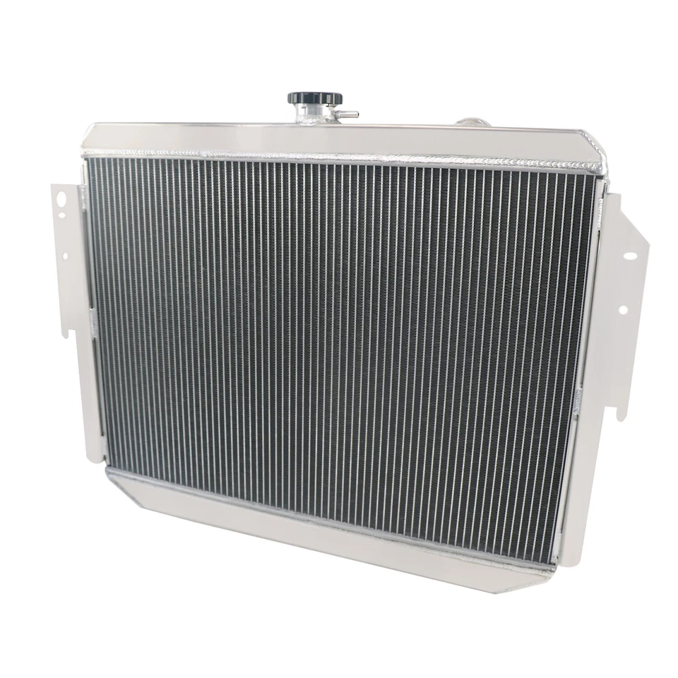 3 Rows Radiator&Shroud Fan For 1999-2003 Dodge Ram 1500,2500 3500 3.9L 5.2L,5.9L Foto 3 de 4