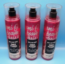 3 BATH  BODY WORKS Emily in Paris CHAMPAGNE IN PARIS Fine Fragrance Mist LOT