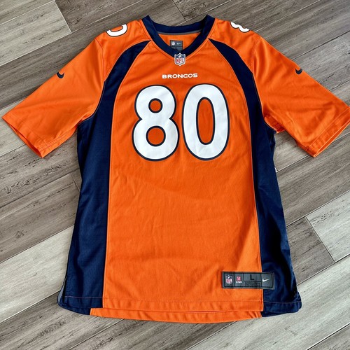 NFL Denver Broncos Julius Thomas 80 Nike On Field Jersey Size L Football Orange
