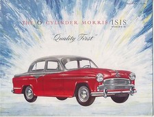 Morris Isis Series II Saloon 1957-58 Original UK Market Foldout Brochure No.5782