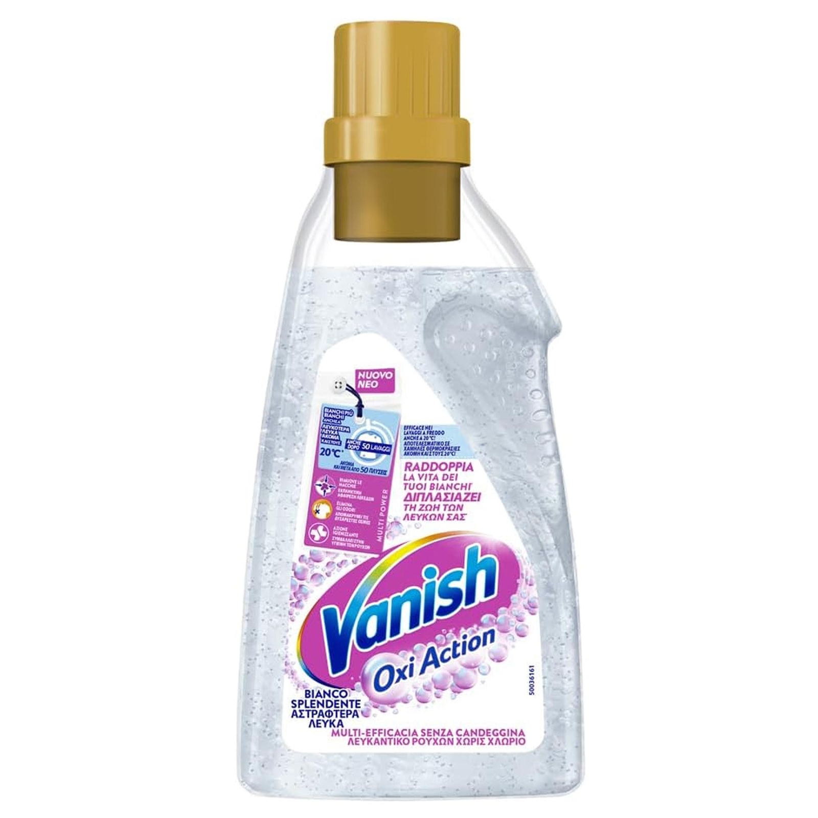 VANISH OXI ACTION MULTIPOWER SMACCHIATORE PER CAPI BIANCHI 750ML