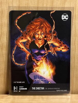 Unscanned DC Ch. 3 Common The Cheetah Super Villains 2023 Trading