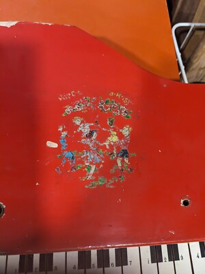 Vintage 12 Key Toy Piano Red Baby Grand Piano | eBay