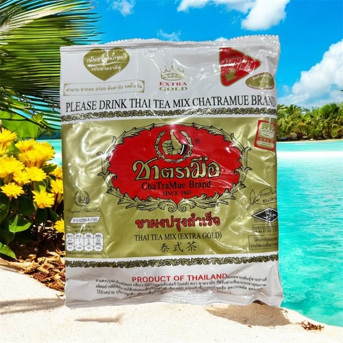 Cha Tra Mue Extra Gold Roter Tee, Vanillegeschmack aus Thailand 400g - Orange