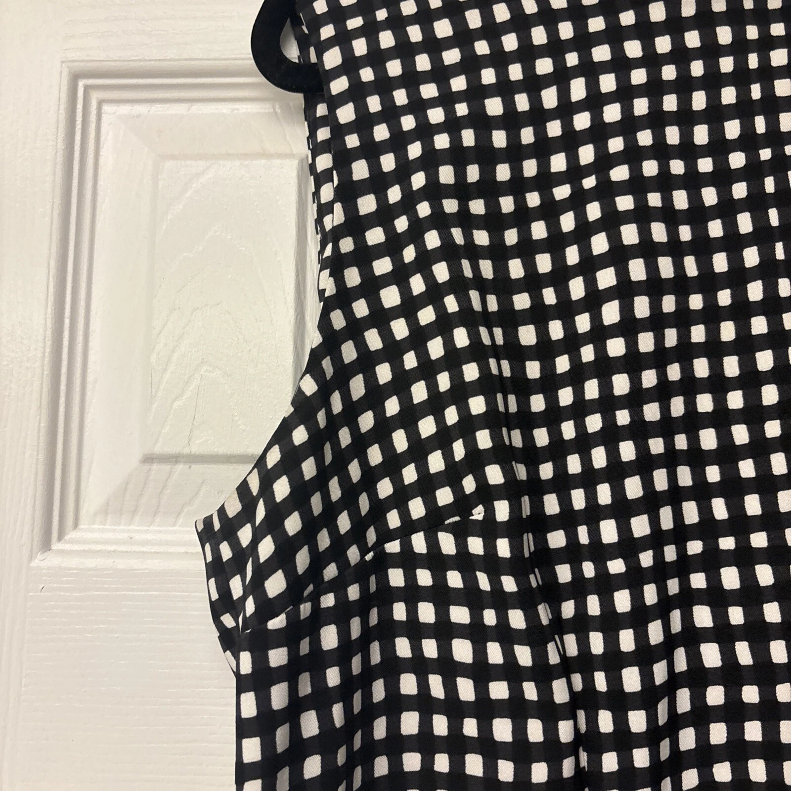 Abito tubino donna Alyx senza maniche taglia 16 nero bianco rosso. Ufficio casual