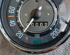 Vw Beetle Speedometer Up To 200 Mph Overhauled Complete Vat Refundable