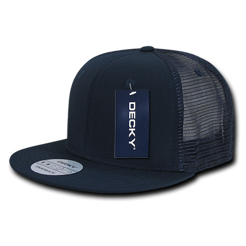 Decky 6 Panel High Profile Structured Ripstop Trucker - 241
