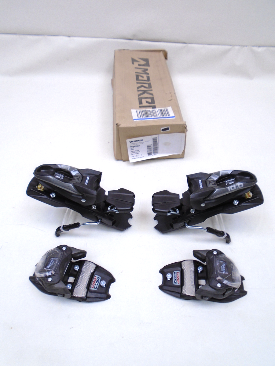 MARKER 6520T1MA 10.0 TP 85MM BLACK / GRAY SKI BINDINGS | eBay