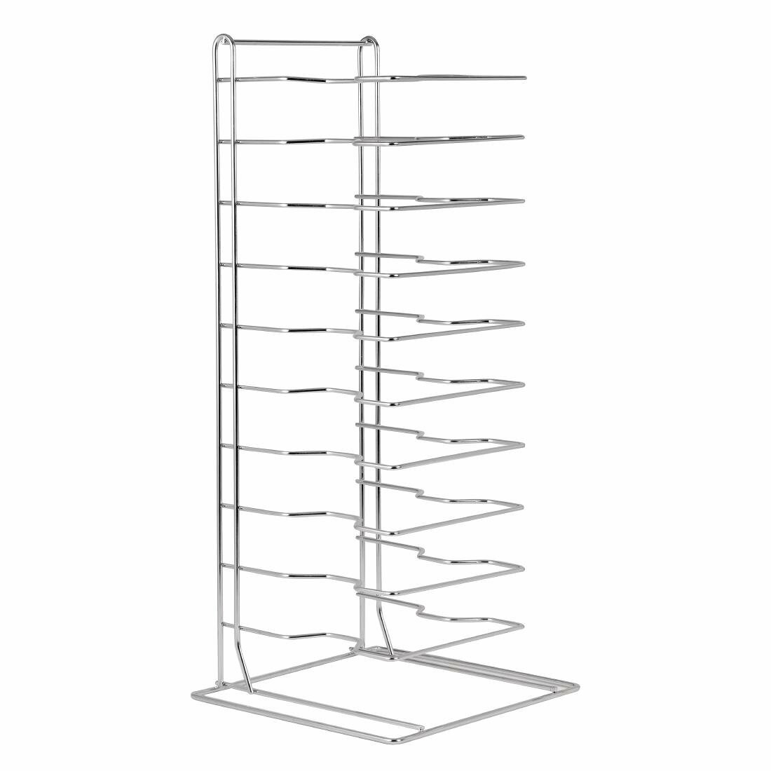 Vogue Pizza Pan Stacking Rack 11 Slot 2.5"" between shelves  F026