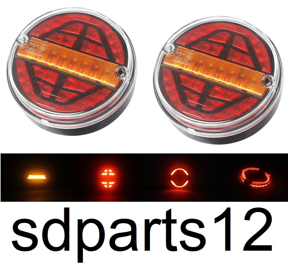 Feux arrière LED 12V 24V anti-infiltration contre les pannes de remorque