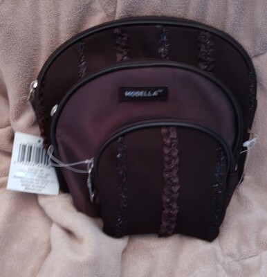 Modella 3 piece Set, Multiple Sizes, Make Up/Travel Bags