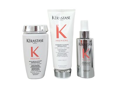 Kerastase TRIO Premiere Sulfate-Free Hair Repair Shampoo 8.5oz, Fondant Fluid...