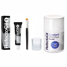 Refectocil Eyebrow Tinting Kit with Tint Brush & Liquid Developer [Choose Color]