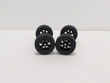 164 Scale 14mm Black Te37 6 Spoke Off Road Real Rider Style Wheels And Tires