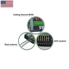 Receiver 6CH FS-iA6 Receiver for RC Model Aircraft Flysky FS-iA6 Accessory Part