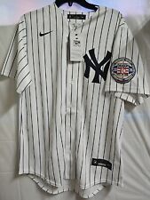 Men's Nike Derek Jeter Gray New York Yankees 2020 Hall of Fame Induction Replica Jersey