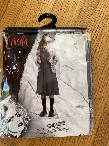 Girl’s Cruella Halloween Costume New Kids Size 7-9