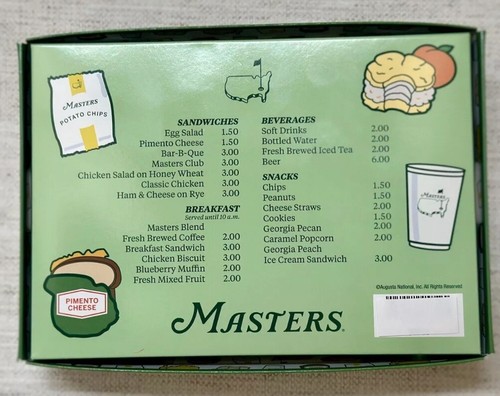Masters Titleist ProV1 Concessions Golf Balls 4 Balls W/ 4 Ball Markers - Picture 5 of 6