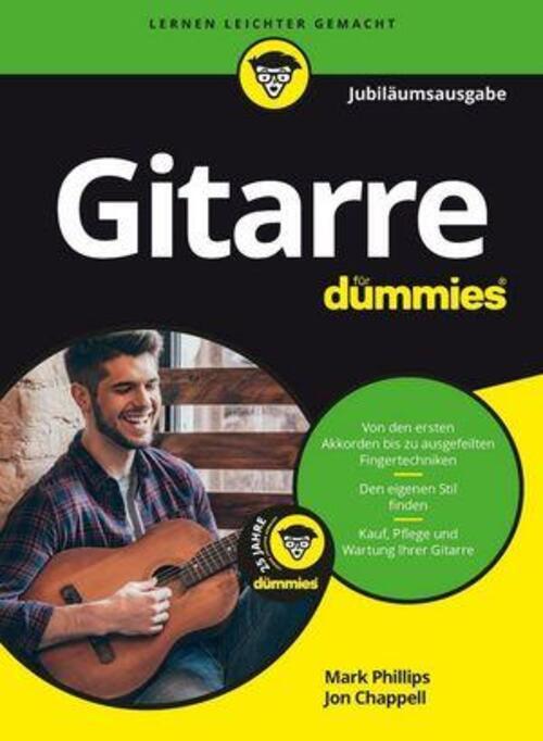 Thumbnail - Gitarre Für Dummies Jubiläumsausgabe | Mark Phillips (u. A.) | Deutsch
