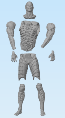 Prometheus Engineer 3d Model Prometheus Ingenieur Acteur Lichaam