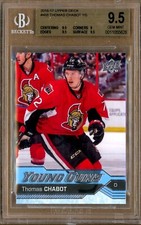 2016-17 Upper Deck Young Guns #488 Thomas Chabot RC (B) - BGS 9.5 GEM MINT